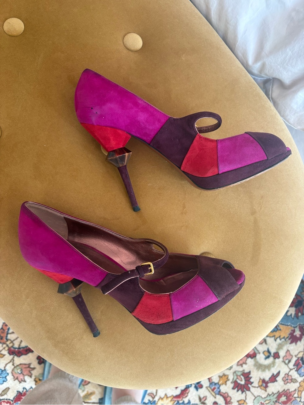 Miu Miu Suede stilettos